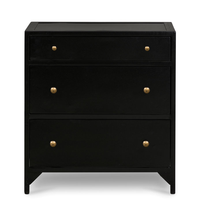 Four Hands Belmont 3 Drawer Nightstand Perigold